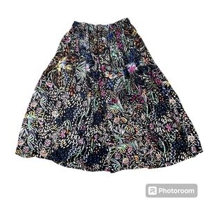 Papa Vancouver Floral Boho Flowy Skirt with Stretch Bundle & Save